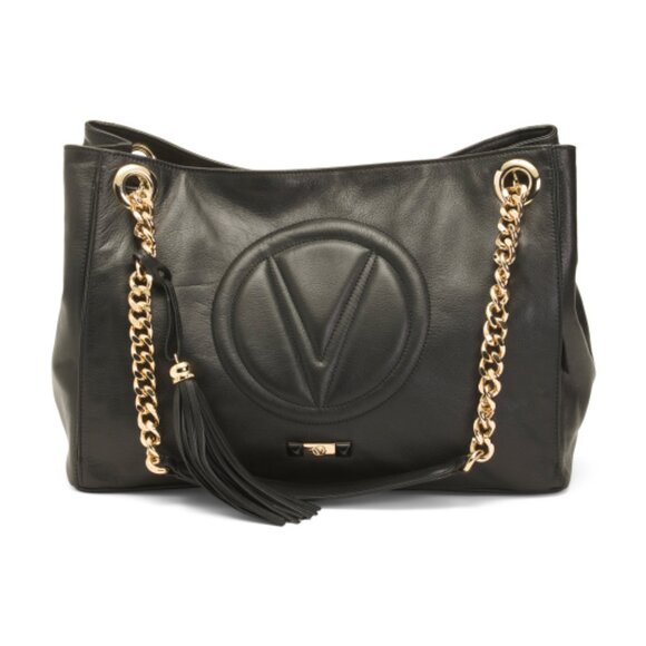 Valentino By Mario Valentino Handbags - VALENTINO BY MARIO VALENTINO Made In Italy Leather Verra Signature Tote